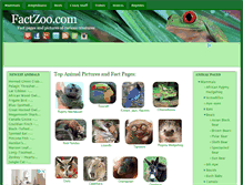 Tablet Screenshot of factzoo.com